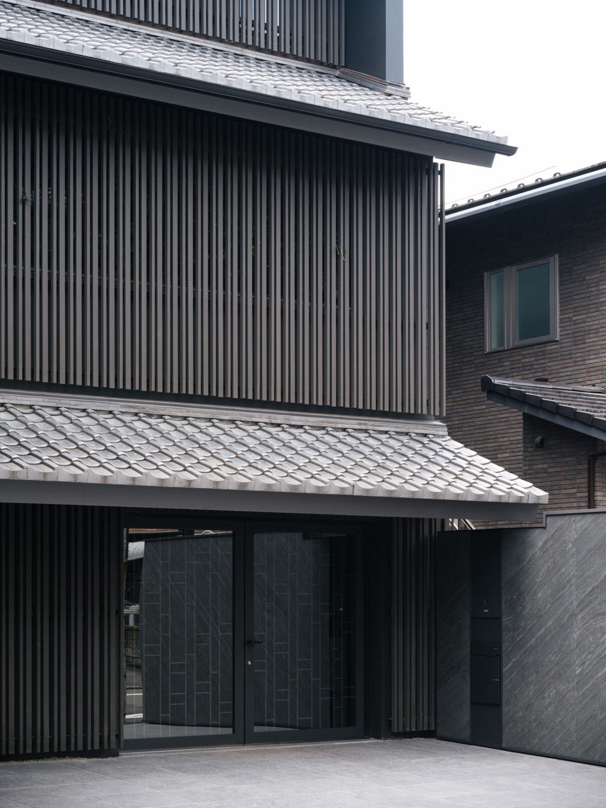 京都のリノベーションモダン住宅の外観