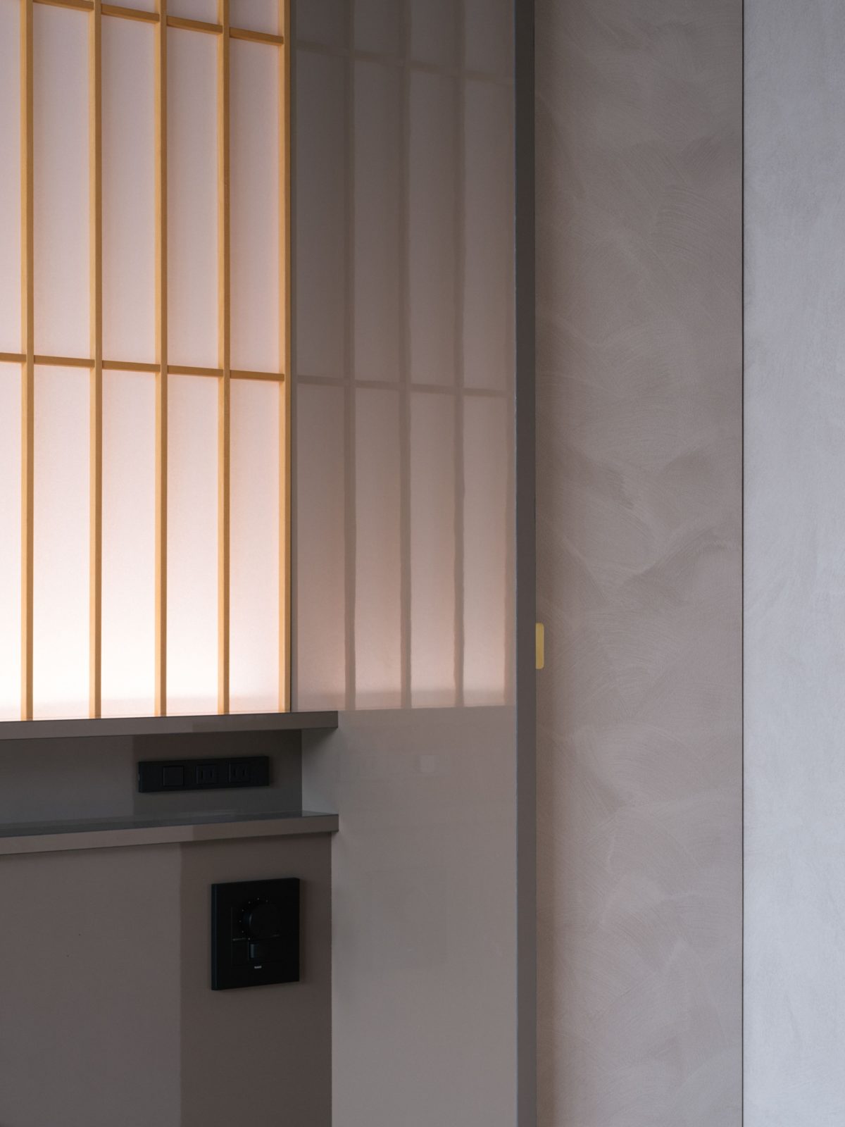 京都のリノベーションモダン住宅のベットボード